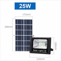 Projecteur-led-solaire-25W