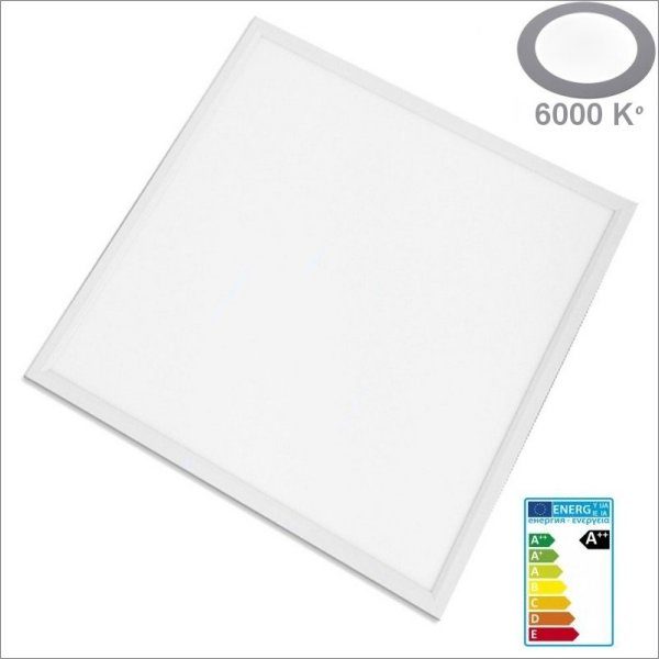 Panneau dalle led 60x60-60W-cadre blanc-6000 lumens