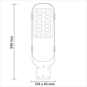 Lampadaire-eclairage-public-LED-12W-standard-blanc- froid-6000K-9120