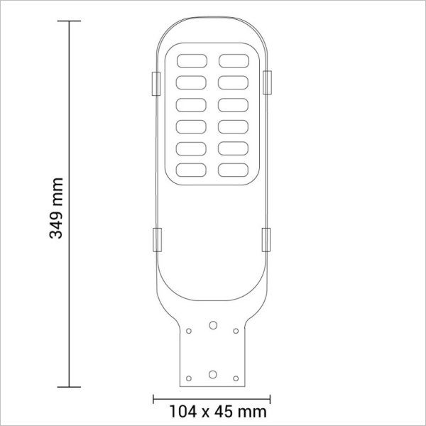 Lampadaire-eclairage-public-LED-12W-standard-blanc- froid-6000K-9120