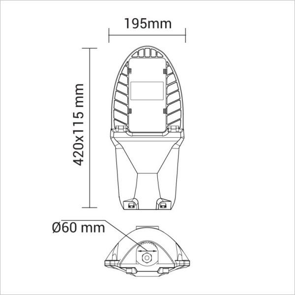 Lampadaire-eclairage-public-LED-Edison-25W-blanc- froid-5700K