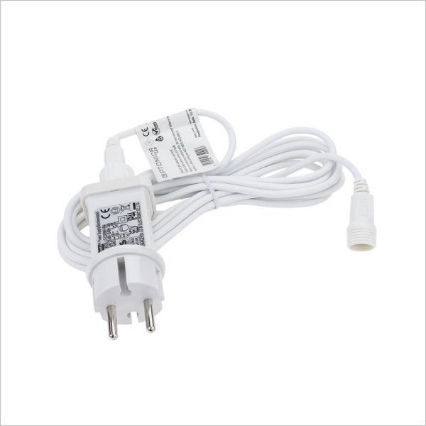 Guirlande Guinguette Pro Connect 145m 290 LED Blanc Chaud Câble Blanc –