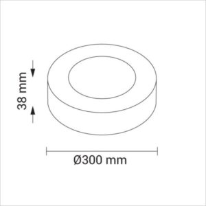 MINI-PANNEAU-LED-ROND-24W-2250-BLANC-CHAUD-2700K