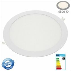 MINI-PANNEAU-LED-ROND-ENCASTRE-24W-2442-BLANC-NEUTRE-4500K